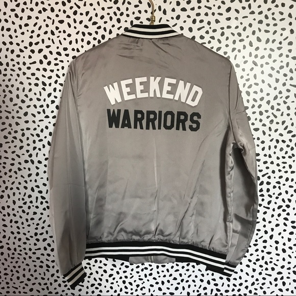 Weekend Warriors Varsity Bomber Jacket - Picture 4 of 5